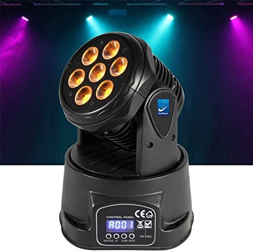 [MINI LM70] LUZ LED BIG DIPPER, CABEZA MOVIL, LED 8W. 4 en 1 RGBW, DMX MASTER, 100W. DMX512