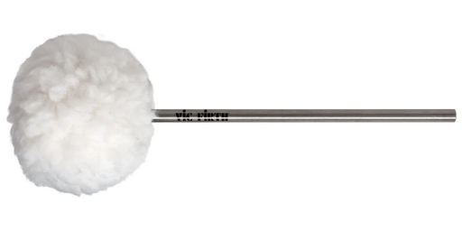 [VKB3] MAZO VIC FIRTH, PARA PEDAL DE BOMBO, FIELTRO CON VELLON, BLANCO