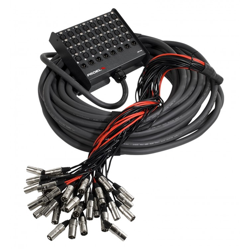 [EBN3208] MEDUSA PARA ESCENARIO ( SNAKE ) PROEL, 32 ENTRADAS XLR, 8 SALIDAS XLR, 30 METROS DE LONGITUD