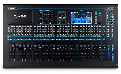 [QU-32C] MEZCLADORA DIGITAL ALLEN&HEATH, 32 CANALES, 24 AUXILIARES, INTERFACE DE AUDIO 32x32, PANTALLA TACTIL, FADER MOTIRIZADOS