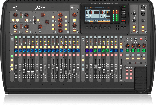 [X32] MEZCLADORA DIGITAL DE MESA BEHRINGER, 40 CANALES, 32 PREAMPS MIDAS, 25 FADERS MOTORIZADOS