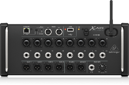 [XR16 RACK] MEZCLADORA DIGITAL DE RACK BEHRINGER, X AIR 16, PREAMP MIDAS, MODULO WIFI INTEGRADO