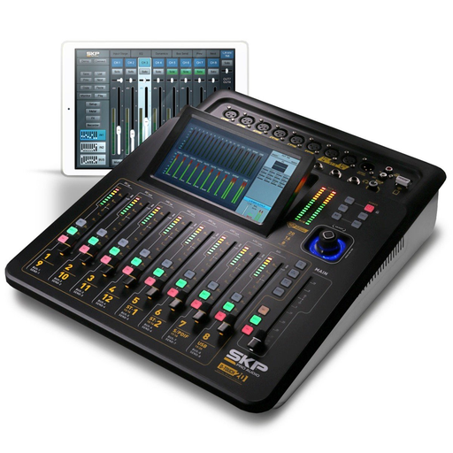 [SK-D-TOUCH20] MEZCLADORA DIGITAL SKP, CON PANTALLA TOUCH, 20 ENTRADAS, 9 FADERS MOTORIZADOS, GRABADOR STEREO USB