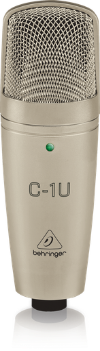 [C-1U] MICROFONO CONDENSADO BEHRINGER, PARA STUDIO, INTERFACE USB INTEGRADA