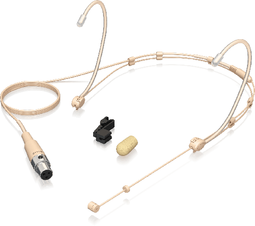 [BD440] MICROFONO CONDENSADO BEHRINGER, TIPO DIADEMA, CARDIODE, UNIDIRECCIONAL, COLOR BEIGE PIEL
