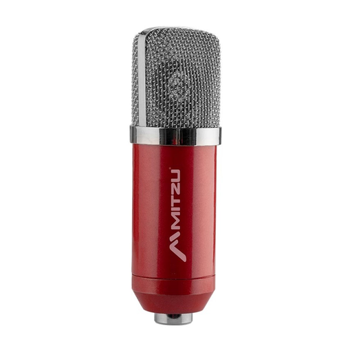 [M-12-2000N] MICROFONO CONDENSADO MITZU, PARA STUDIO, INCLUYE MONTAGE Y FILTRO, 20HZ - 20KHZ