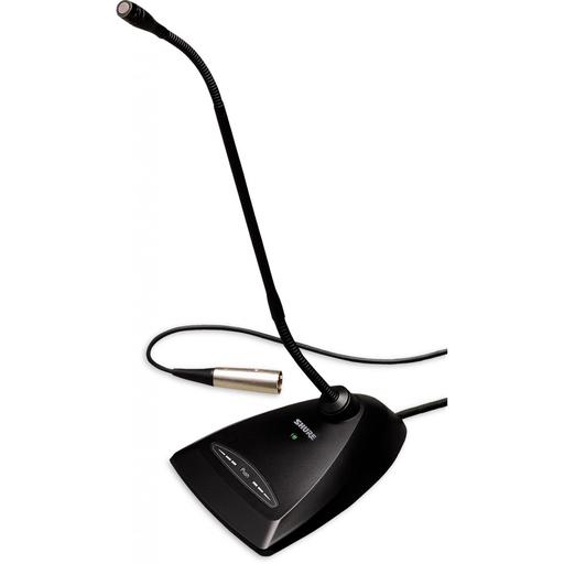 [MX412D/C] MICROFONO CONDENSADO SHURE, CUELLO DE CISNE, COLOR NEGRO, INCLUYE BASE