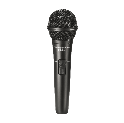 [PRO41] MICROFONO DINAMICO AUDIO TECHNICA, PARA VOCES, CARDIOIDE, CON SWITCH, COLOR NEGRO