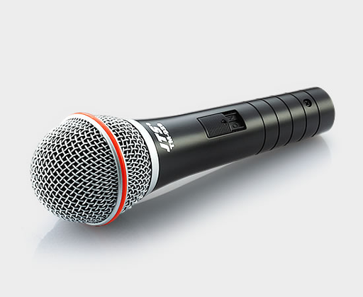 [TM929] MICROFONO DINAMICO JTS, VOCAL, CARDIOIDE, CHASIS NEGRO CON INTERRUPTOR, CON CABLE XLR A XLR
