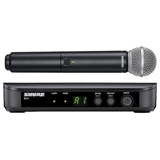 [BLX24/SM58-K12] MICROFONO PROFESIONAL DINAMICO SHURE, CARDIOIDE, INALAMBRICO, CON RECEPTOR (BLX24/SM58)