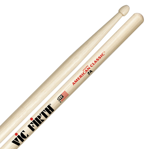 [AC7A] PAR DE BAQUETAS AMERICAN CLASSIC VIC FIRTH, SERIE 7A