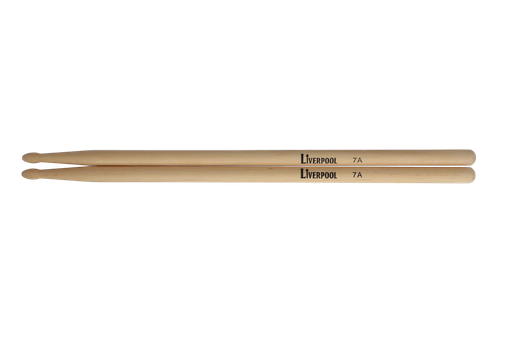 [DS-7A] PAR DE BAQUETAS LIVERPOOL, MEDERA MAPLE, 7A, COLOR NATURAL