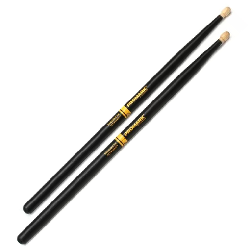 [R5BAG] PAR DE BAQUETAS PROMARK, 5B, SERIE REBOUND ACTIVE GRIP, COLOR NEGRO