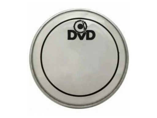 [YWDS-11-6] PARCHE ACEITADO DVD, PARA TOM DE 6", TRANSPARENTE