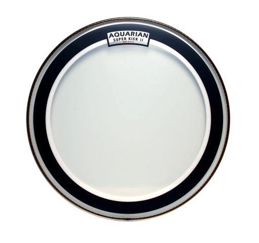 [SKII20] PARCHE ACUARIAN, PARA BOMBO DE 20, TRANSPARENTE, DOBLE CAPA DE 7MIL CON SORDINA