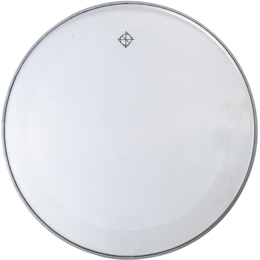 [PHZ222CMB-DIX1] PARCHE DIXON, PARA BOMBO DE 22, CON ANILLO SILENCIADOR, TRANSPARENTE,