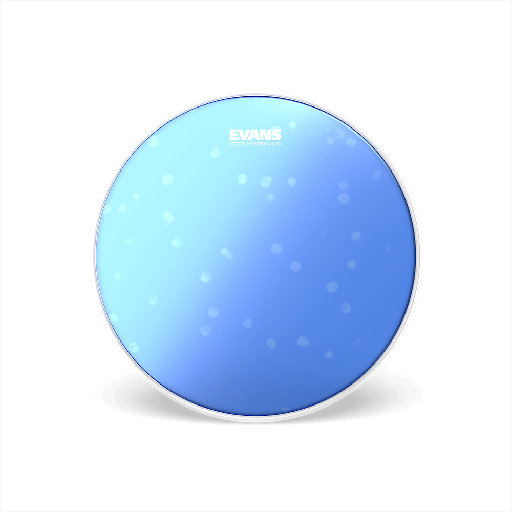 [B14HB] PARCHE EVANS, PARA TAMBOR DE 14, AZUL HIDRAULICO, 2 CAPAS, COATED