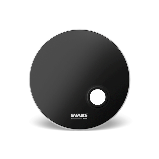 [BD22REMAD] PARCHE RESONANTE EVANS, 22 PULGADAS, COLOR NEGRO, 1 CAPA DE 10ML