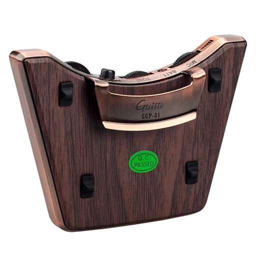 [GGP-01] PASTILLA (MICROFONO) GUITTO, PARA GUITARRA ACUSTICA, CON PERILLA DE TONO Y VOLUMEN