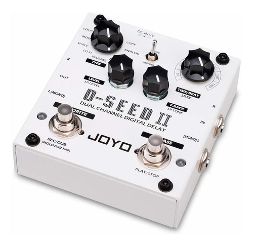 [JOY-D-SEED-II] PEDAL ANALOGICO JOYO, 9V, D-SEED II, DUAL CHANEL, DIGITAL DELAY
