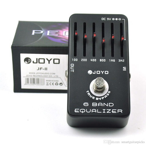 [JOY-JF-11] PEDAL ANALOGICO JOYO, 9V, ECUALIZADOR 6 BANDAS