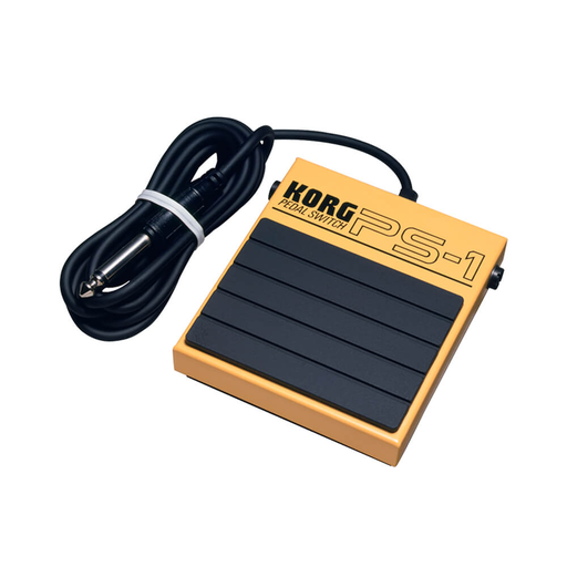 [PS-1] PEDAL DE SOSTENIDO PARA TECLADO KORG, COLOR AMARILLO