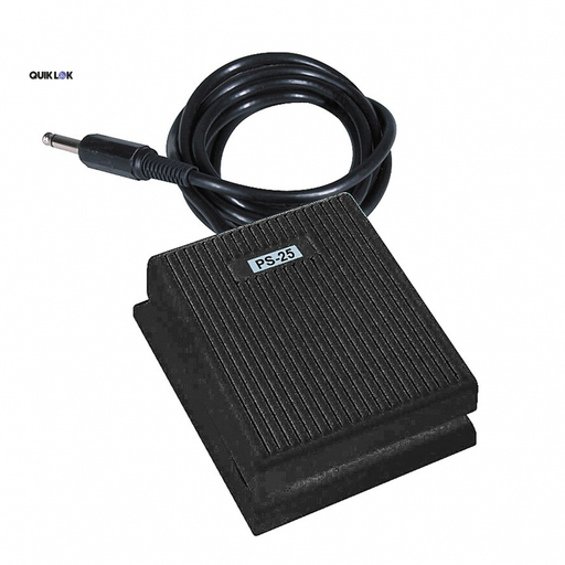 [PS-25] PEDAL DE SOSTENIDO PARA TECLADO QUIKLOK, UNIVERSAL, COLOR NEGRO