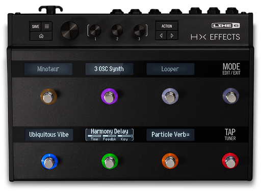 [HX EFFECTS US] PEDAL LINE 6, MULTI-EFECTOS, ALTA GAMA, SERIE HX, COLOR NEGRO