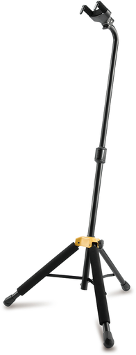 [GS414B PLUS] PEDESTAL HERCULES, PARA GUITARRA ELECTRICA, ACUSTICA, BAJO, CON AGARRE AUTOMATICO, COLOR NEGRO