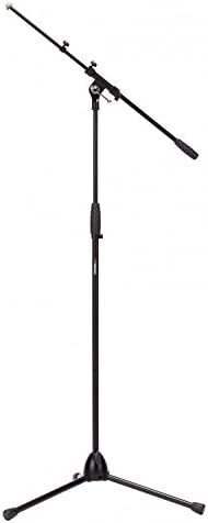 [RSM198BK] PEDESTAL PARA MICROFONO PROEL, CON BOOM, NEGRO, PARA USO EN ESCENARIO PROFESIONAL