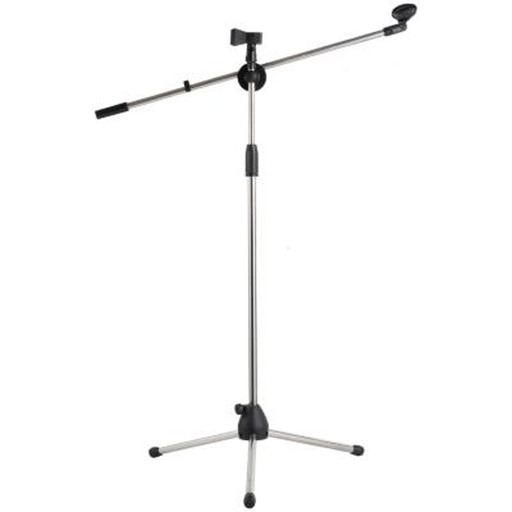 [MS-5-165CHR] PEDESTAL PARA MICROFONO STUDIO Z, CROMADO, CON BRAZO