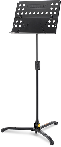 [BS311B] PEDESTAL PARA PARTITURAS HERCULES, SISTEMA EZ, COLOR NEGRO