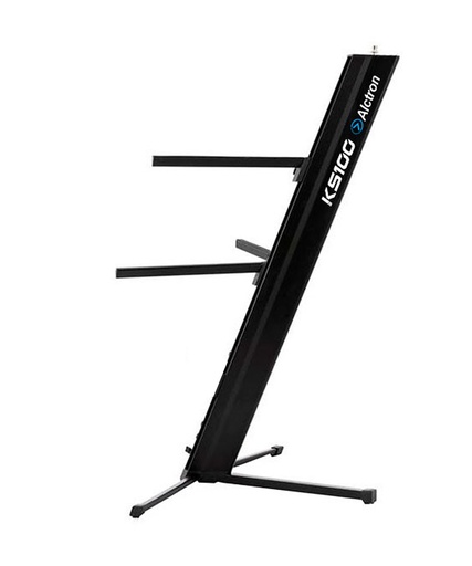 [KS100B] PEDESTAL PARA TECLADO ALCTRON, PARA DOBLE TECLADO, COLOR NEGRO, ALUMBRE, TIPO Z