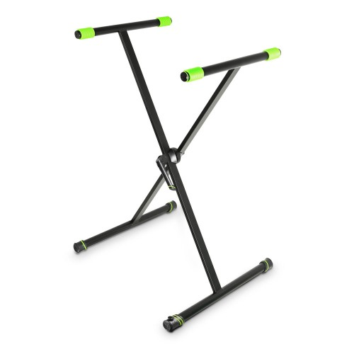 [GKSX1] PEDESTAL PARA TECLADO GRAVITY, UNA BARRA, DE METAL SOLIDO, PIE NIVELADOR, COLOR NEGRO