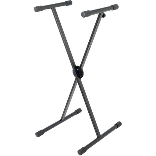 [KS-7590] PEDESTAL PARA TECLADO ON-STAGE, DE UNA BARRA COLOR NEGRO