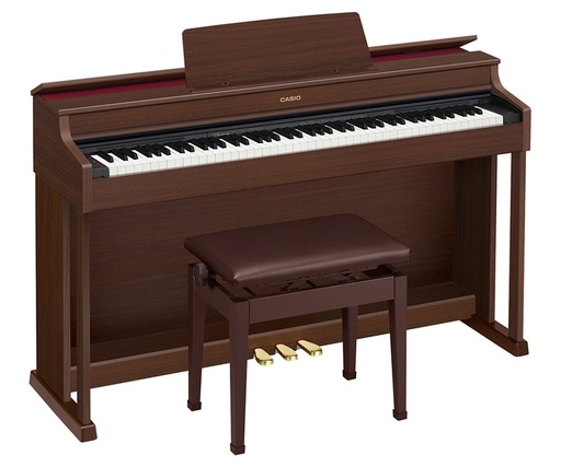 [AP-470BNC2] PIANO DIGITAL CELVIANO CASIO, 88 TECLAS CON ACCION DE MARTILLO, COLOR MARRON