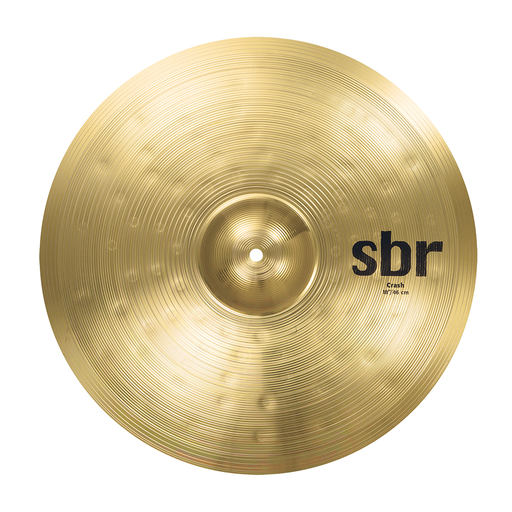 [SBR1806 CRASH] PLATILLO CRASH SABIAN, 18 PULGADAS, SERIE SBR, ACABADO LATON MEDIO, SONIDO BRILLANTE