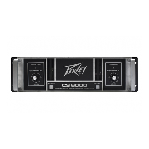 [CS-6000] PODER PEAVEY, 3000 WATTS STEREO, CON LOW CUT