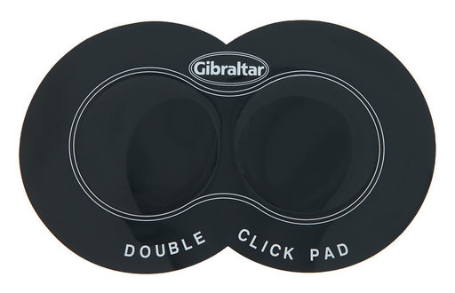 [SC-GDCP] PROTECTOR PARA PARCHE DE BOMBO GIBRALTAR, CON ADHESIVO 3M, PARA DOBLE PEDAL, COLOR NEGRO