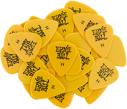 [P09027 UNIDAD] PUA ERNIE BALL, TIPO GOTA, PLASTICO LISO, HEAVY, COLOR AMARILLO, X UNIDAD