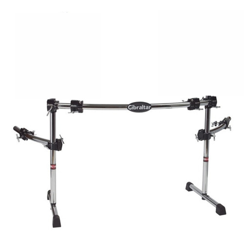 [GRS130C] RACK CROMADO GIBRALTAR, PARA INSTRUMENTO DE PERCUSION, CON 4 CLAMP NEGROS