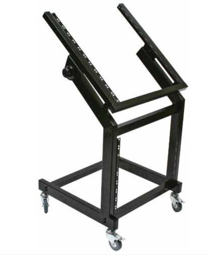 [MAR-300] RACK PORTATIL ZEBRA, PARA AMPLIFICADORES O PROCESOS, METALICO, COLOR NETRO