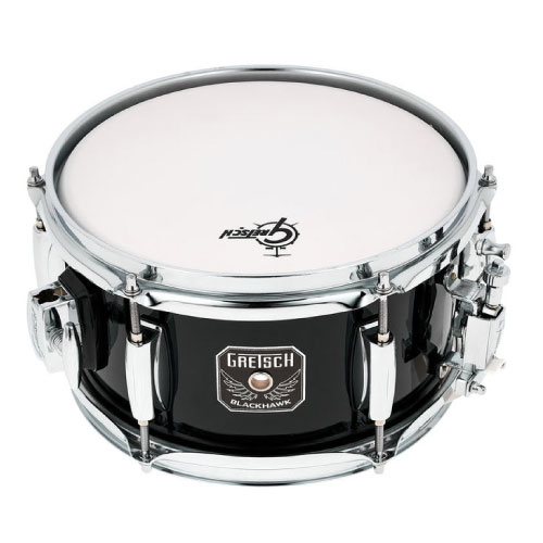 [BH-5512-BK] REDOBLANTE MIGHTY MINI GRETCH, 12X5.5, NEGRO BRILLANTE, ARO CROMADO