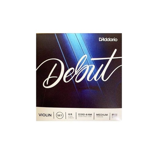[D310 4/4] SET DE CUERDAS D´ADDARIO, PARA VIOLIN 4/4, SERIE DEBUT