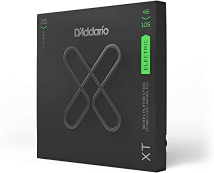 [XTB45105] SET DE CUERDAS D´ADDARIO, SERIE XT, PARA BAJO 4 CUERDAS, METAL, CALIBRE 45/105