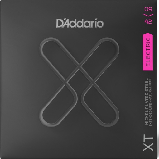 [XTE0942] SET DE CUERDAS D´ADDARIO, SERIE XT, PARA GUITARRA ELECTRICA, METAL, CALIBRE 09/042
