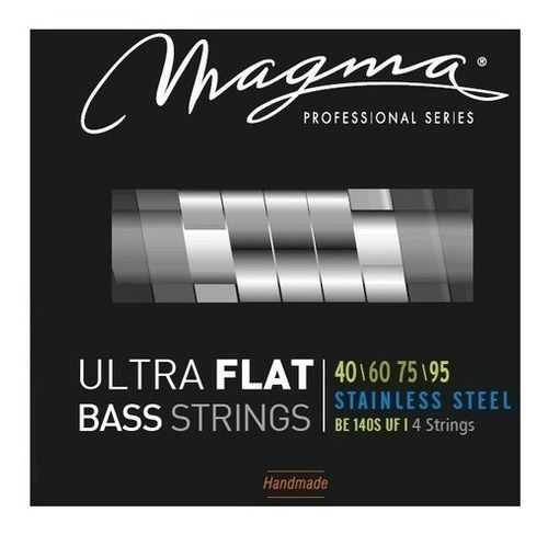 [CMA-BE140SUF] SET DE CUERDAS MAGMA, PARA BAJO ELECTRICO, METAL, CALIBRE .40/95, 4 CUERDAS, ULTRA FLAT, STAINLESS STEEL