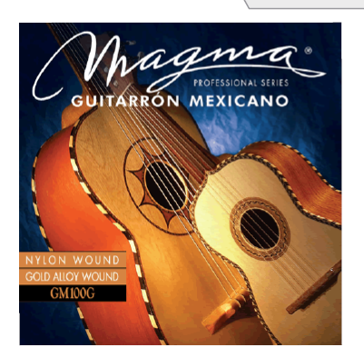 [CMA-GM100G] SET DE CUERDAS MAGMA, PARA GUITARRON MEXICANO 6C