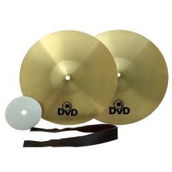 [YWCY-12] SET DE PLATILLOS DVD, 12 PAR, PARA MARCHA, DORADOS