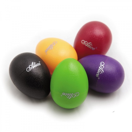 [A041SE-G-X UNIDAD] SHAKER ALICE, TIPO HUEVO, VARIOS COLORES, X UNIDAD
